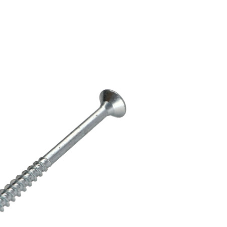 1 x VBA Vis bois agglo Tête fraisée Pozi N°2 5X100 Filetage partiel Acier zingué