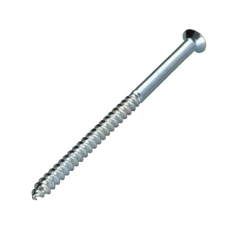 1 x Vis bois Tête fraisée Pozi N°3 6X100 Acier zingué