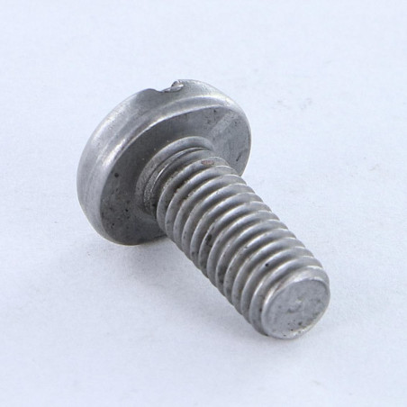 1 x Vis métaux Tête cylindrique large TCL Fendue M2.5X8 Acier brut microvis