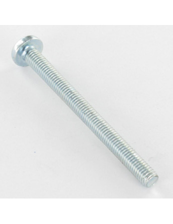 Vis métaux tête cylindrique bombée large Fendue M2.5X4 Acier zingué microvis