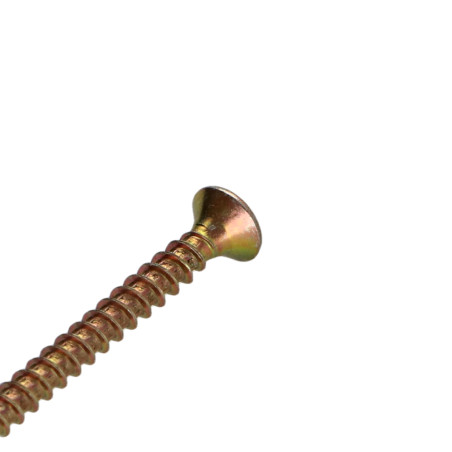 1 x VBA Vis bois agglo Tête fraisée Pozi N°1 3X30 Filetage total Bichromaté microvis