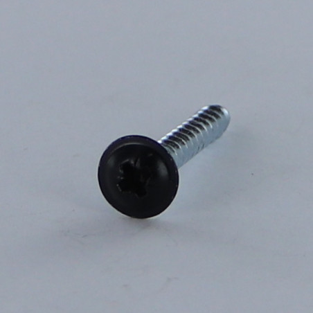 1 x VBA Vis bois agglo Poelier Pozi N°2 4.5X35 Filetage total Acier zingué RAL9004 noir de sécurite 30%BRI