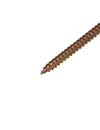 VBA Vis bois agglo Tête fraisée Pozi N°1 3X30 Filetage total Bichromaté microvis