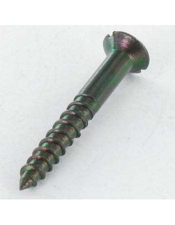 Vis bois Tête fraisée Fendue 5X35 Acier zingué noir