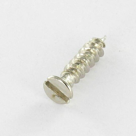 1 x VBA Vis bois agglo Tête fraisée Fendue 3.2X14 Diamètre de tête: 4.7 Acier nickelé