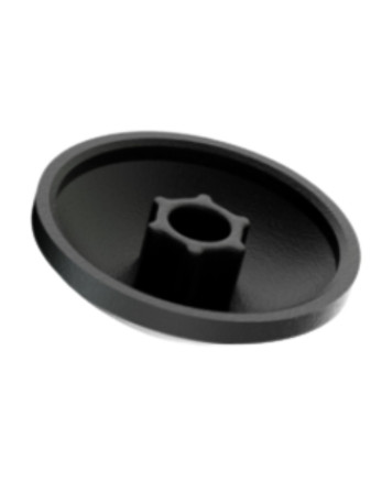 Cache tête de vis TORX T25 Diamètre de tête: 16,5 Polyethylène noir Pour Tête cylindrique TC