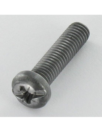 Vis métaux Tête cylindrique TC POZI et fendu M5X20 Acier brut