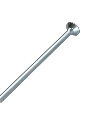 Vis charpente TEKOR Tête fraisée Cranté TORX T40 10X260 Filetée sur 80 Pointe antifendage type 17 Acier zingué