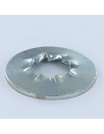 Rondelle éventail A denture intérieure chevauchante JZ M10X26X1.4 Acier zingué