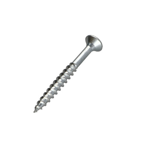 1 x VBA3 Tête fraisée Pozi 6X60 Filetage partiel Acier zingué