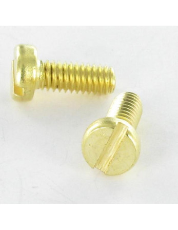 Vis métaux Laiton Tête cylindrique TC Fendue M4X30