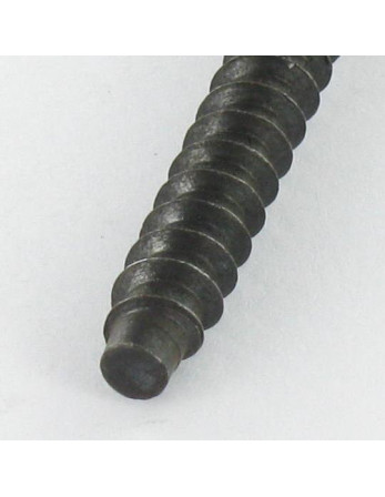 Vis d'assemblage confirmat Tête fraisée Hexagonal creux 7X40 SS Cranté Acier zingué noir