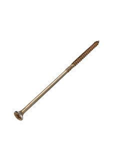 VBA3 Tête fraisée Pozi 6X160 Filetage partiel Bichromaté