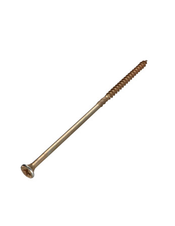 VBA3 Tête fraisée Pozi 6X160 Filetage partiel Bichromaté