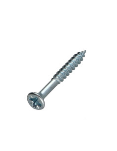 VBA3 Tête fraisée Pozi 4X35 Filetage partiel Acier zingué