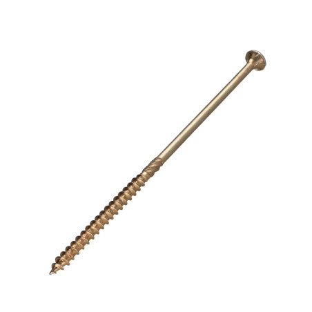 1 x VBA3 Tête fraisée Pozi 6X160 Filetage partiel Bichromaté