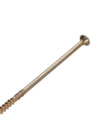 VBA3 Tête fraisée Pozi 6X160 Filetage partiel Bichromaté