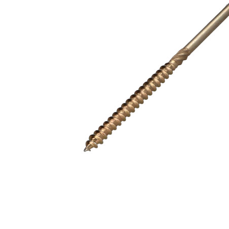 1 x VBA3 Tête fraisée Pozi 6X160 Filetage partiel Bichromaté