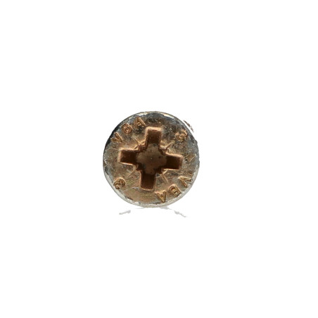 1 x VBA3 Tête fraisée Pozi 6X160 Filetage partiel Bichromaté