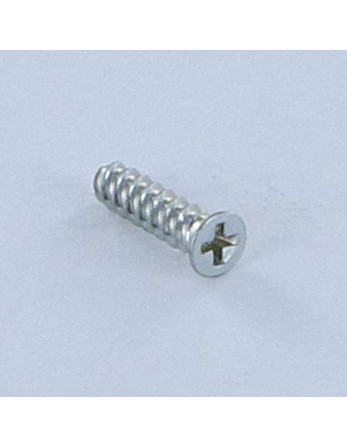 Vis autotaraudeuse Pour Plastique Tête fraisée Phillips n° 0 1.6X4 Acier zingué microvis