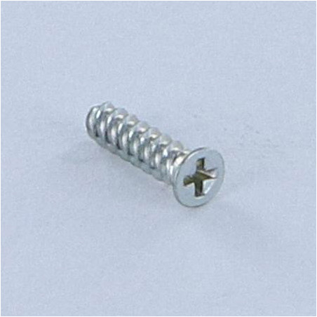 1 x Vis autotaraudeuse Pour Plastique Tête fraisée Phillips n° 0 1.6X4 Acier zingué microvis