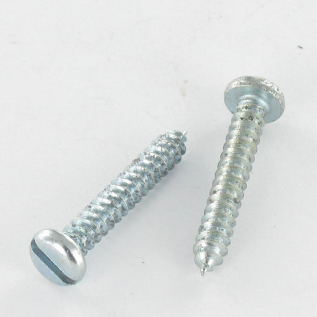 1 x Vis tôle Tête cylindrique TC Fendue 4.2X16 Acier zingué