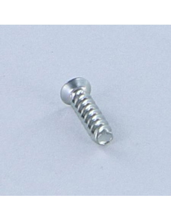 Vis autotaraudeuse Pour Plastique Tête fraisée Phillips n° 0 1.6X4 Acier zingué microvis