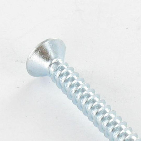 1 x Vis tôle Tête fraisée Pozi 6.3X60 Acier zingué