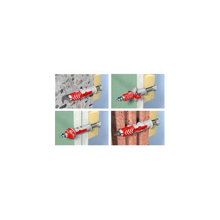 1 x Cheville Nylon DUOPOWER Fischer 10X50 Sans Vis