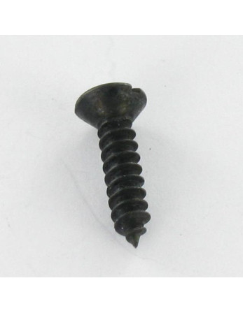 Vis tôle Tête fraisée bombée TFB Fendue 4.8X25 Acier zingué noir