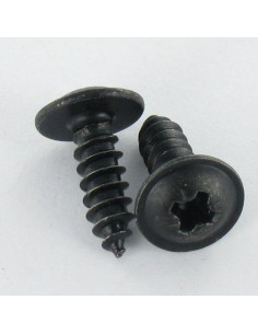 Vis tôle Poelier Pozi 4.8X25 Acier zingué noir