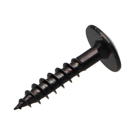 1 x Vis Penture 6X40 Filetage partiel TORX T30 Acier zingué noir