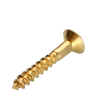 1 x Vis bois Tête fraisée Pozi N°2 4X35 Acier laitonne
