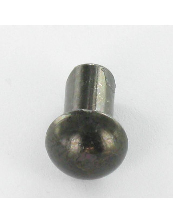 Rivet à frapper Tête ronde TR 6.5X12 Acier zingué noir
