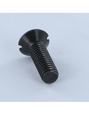Vis métaux Tête fraisée Fendue M8X70 Acier zingué noir