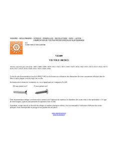 Vis tôle tête cylindrique bombée large Pozi 2.9X9.5 Acier... 2