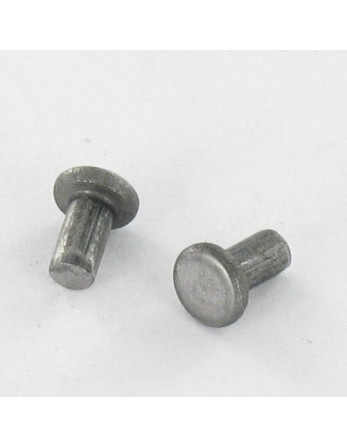 Rivet à frapper Tête plate 8X30 Acier brut