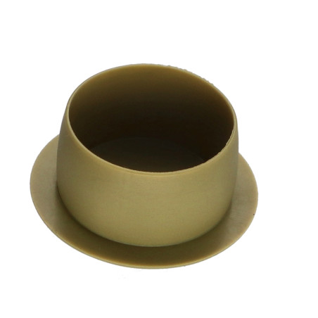 1 x Bouchon Lisse 25X32 LG13 Polyéthylène RAL1020