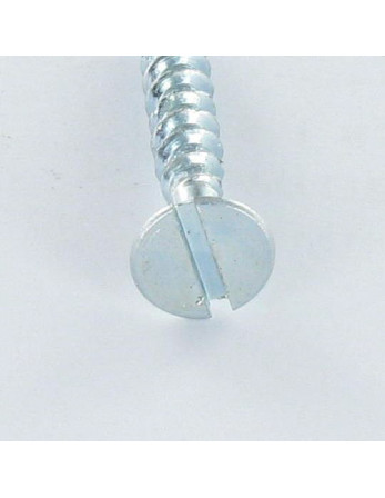 VBA Vis bois agglo Tête fraisée Fendue 3.5X12 Acier zingué