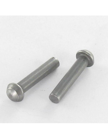 Rivet à frapper Tête ronde TR 7X50 Acier brut