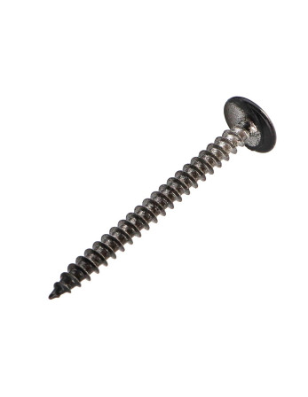 Vis Penture 4.5X50 Filetage total TORX T20 Acier chrome RAL9005 noir foncé 30%