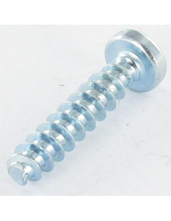 Vis pvc Tête cylindrique bombée TCB Pozi N°1 2.2X6 Filet 30DEGRES Acier zingué
