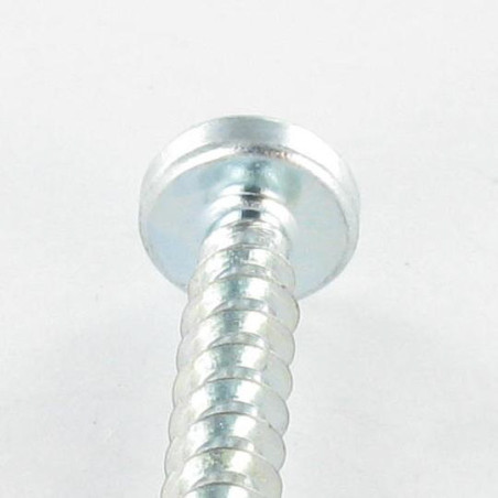 1 x Vis pvc Tête cylindrique TC TORX T25 /FEND 5X12 Filet 30 Acier zingué