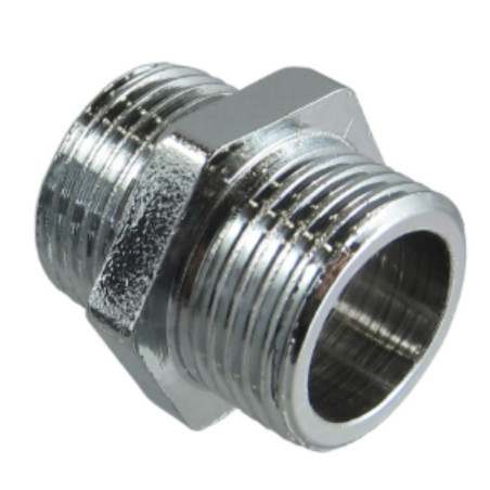 1 x Mamelon FIG 280 Mâle / Mâle 12x17 (3/8') Laiton chrome