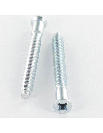 Vis Autotourillonnante TF3 Pozi 7X40 SS Cranté Acier zingué