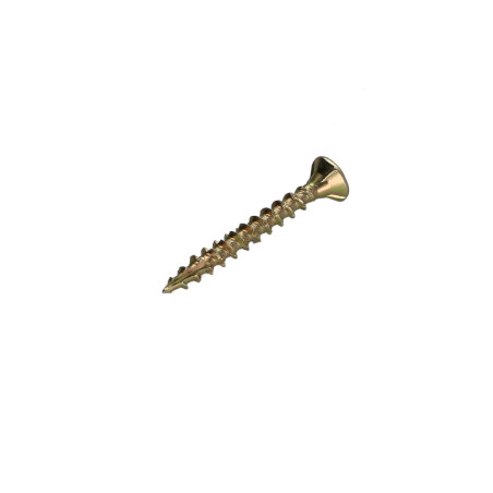 1 x Vis bois TEKOR Tête fraisée Cranté 4X35 Filetage total TORX T20 ZBCR3+ Pointe antifendage type 17