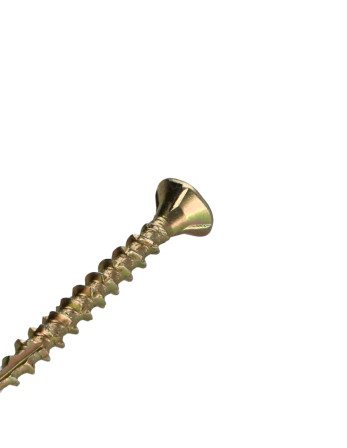 Vis bois TEKOR Tête fraisée Cranté 4X35 Filetage total TORX T20 ZBCR3+ Pointe antifendage type 17