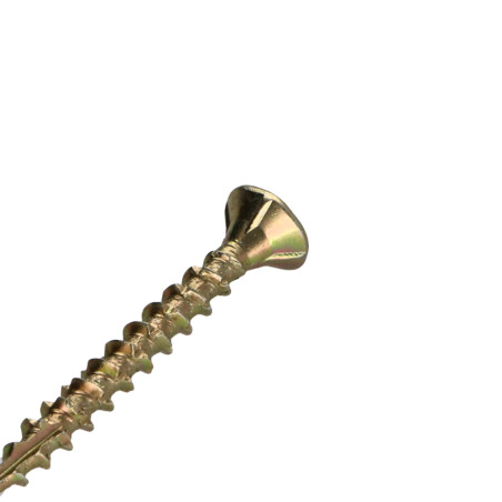 1 x Vis bois TEKOR Tête fraisée Cranté 4X35 Filetage total TORX T20 ZBCR3+ Pointe antifendage type 17