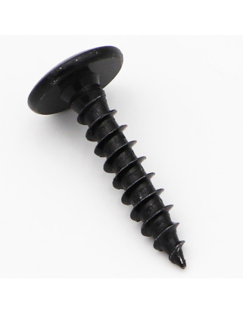 Vis Penture Inviolable 6X30 Filetée sur 30 T30+TET Pointe antifendage type 17 Acier zingué noir