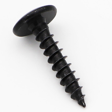 1 x Vis Penture Inviolable 6X30 Filetée sur 30 T30+TET Pointe antifendage type 17 Acier zingué noir